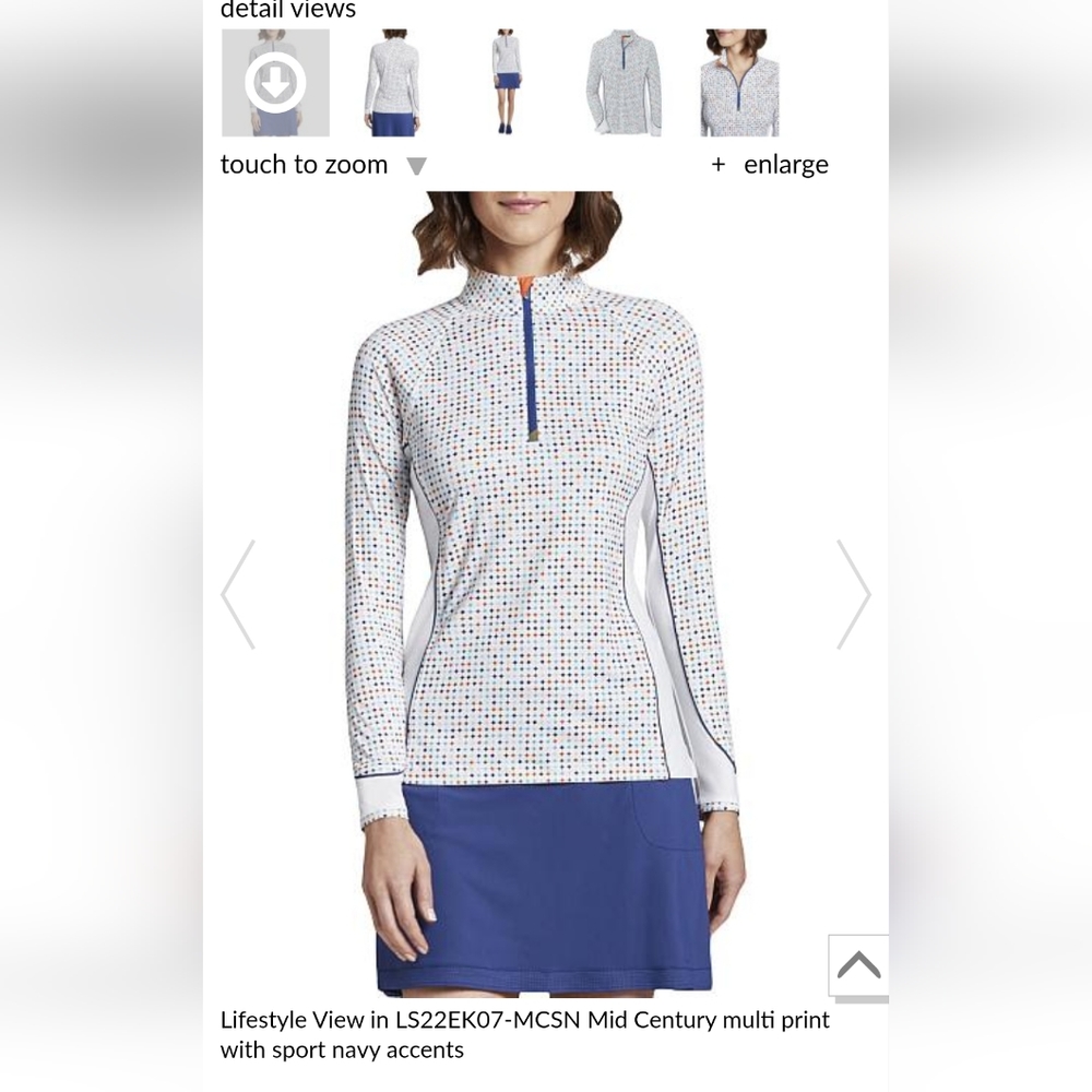 NWT Peter Millar sun shirt size S